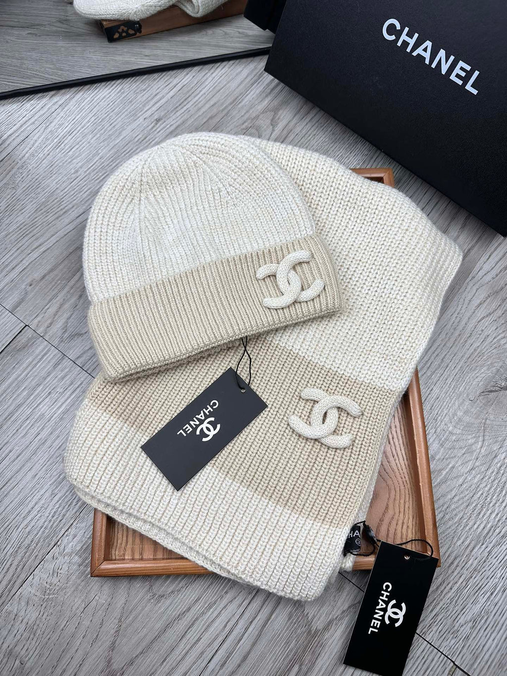 CC Beanie+Scarf Set 2pcs (1123329379)