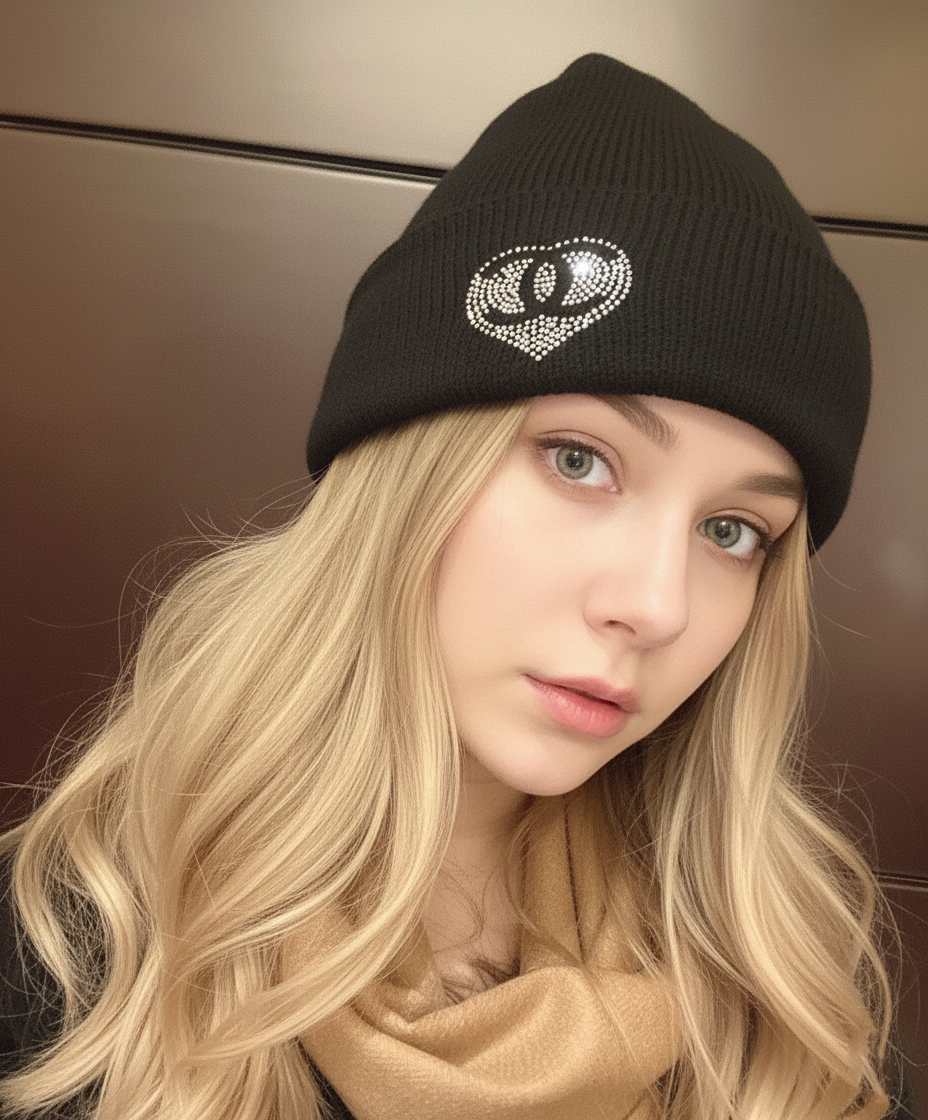 C/C Women's Bling Knit Beanie
