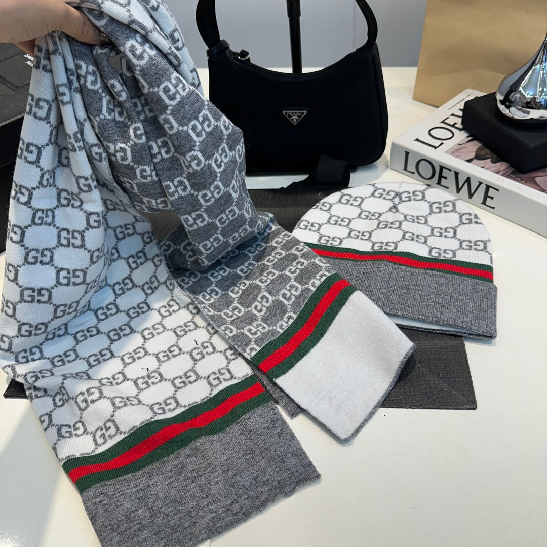 G/G 2-piece Set Beanie + Scarf