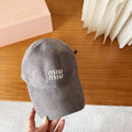 M/M Baseball Cap with Logo Embroidery
