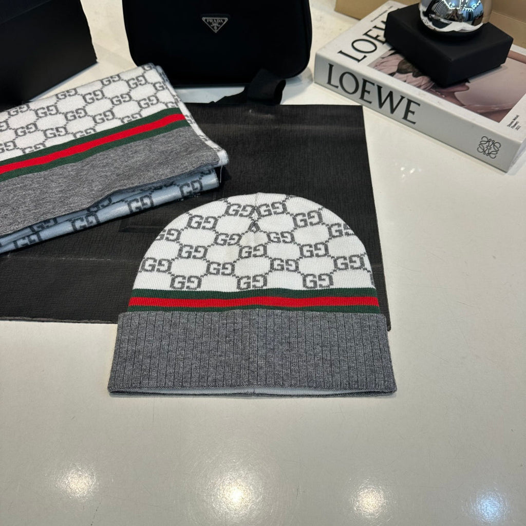 G/G 2-piece Set Beanie + Scarf