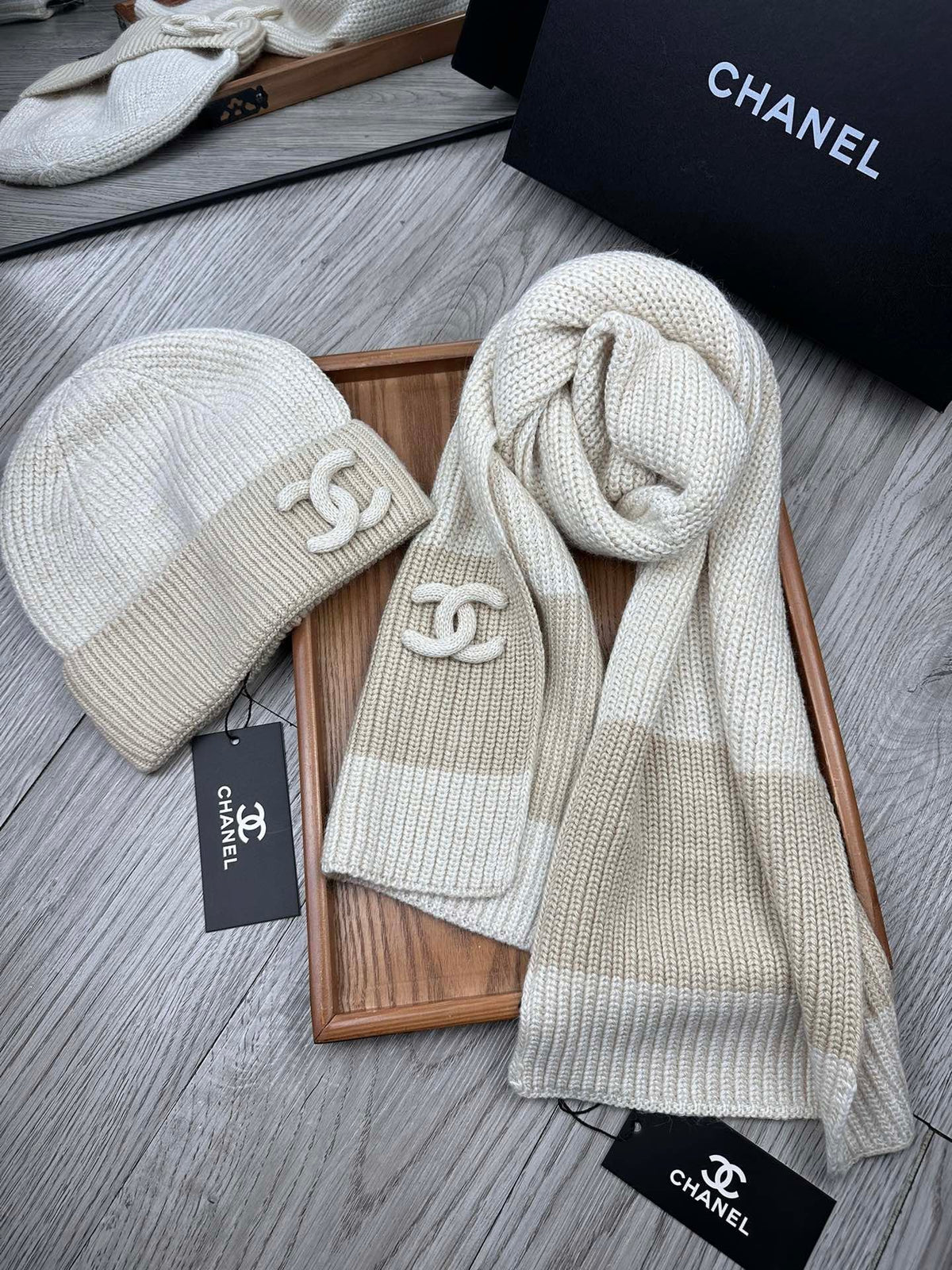 CC Beanie+Scarf Set 2pcs (1123329379)