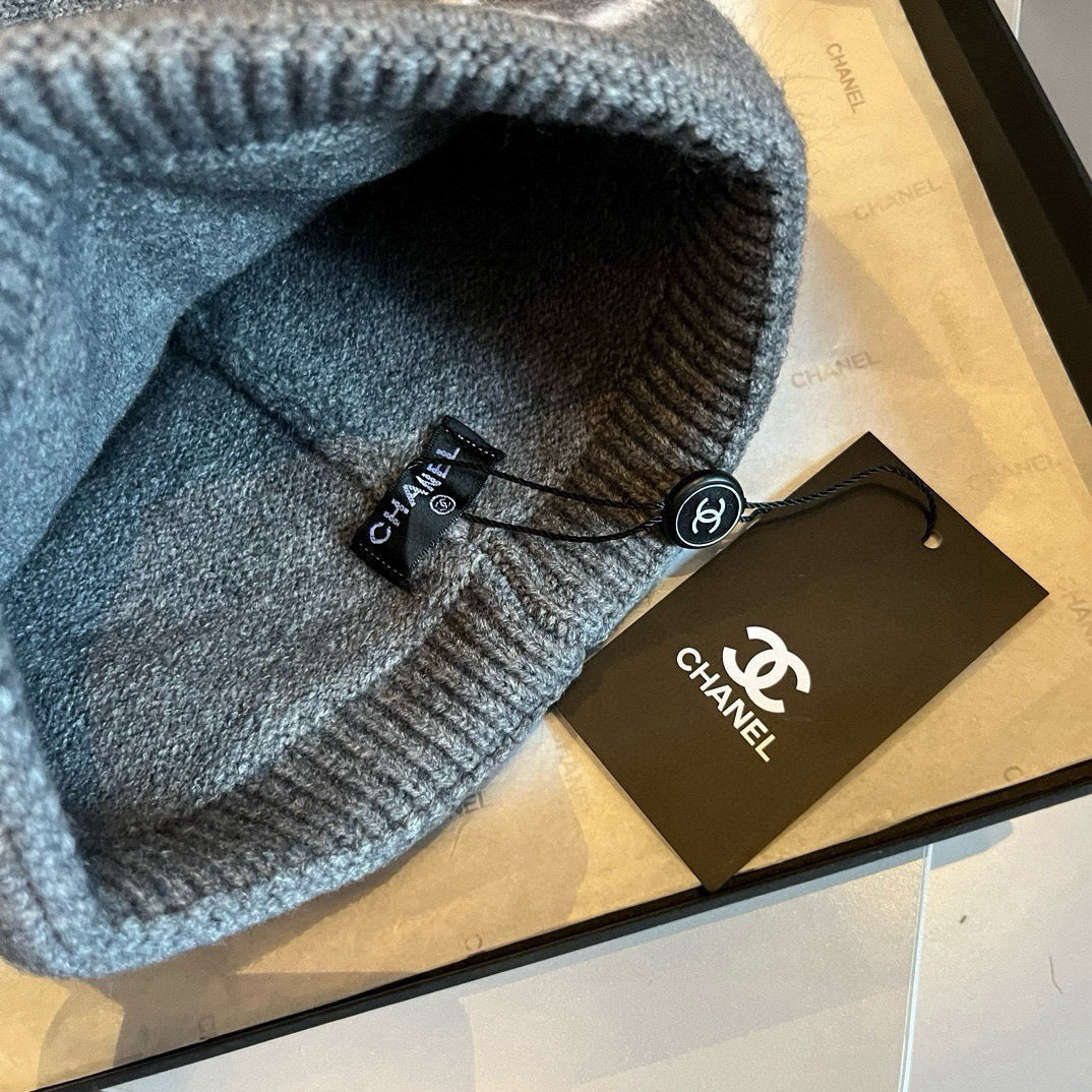 Beanie hat and a matching scarf set