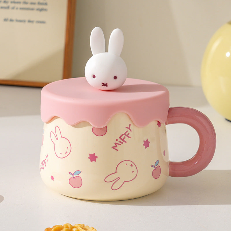 Miffy Sweet Melt Ceramic Mug with 3D Lid