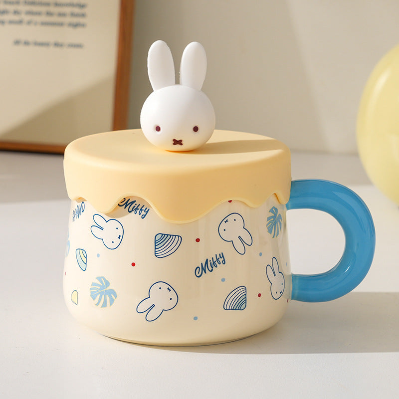 Miffy Sweet Melt Ceramic Mug with 3D Lid
