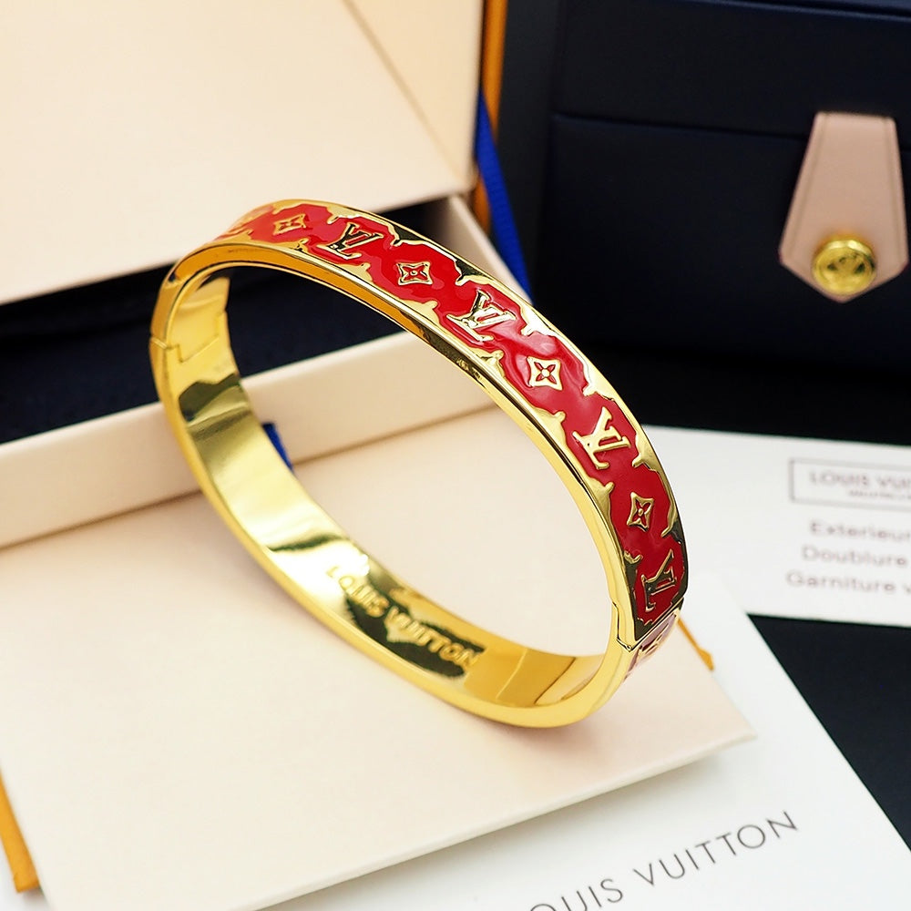 18K Louis Vuitton Color Monogram Bracelet