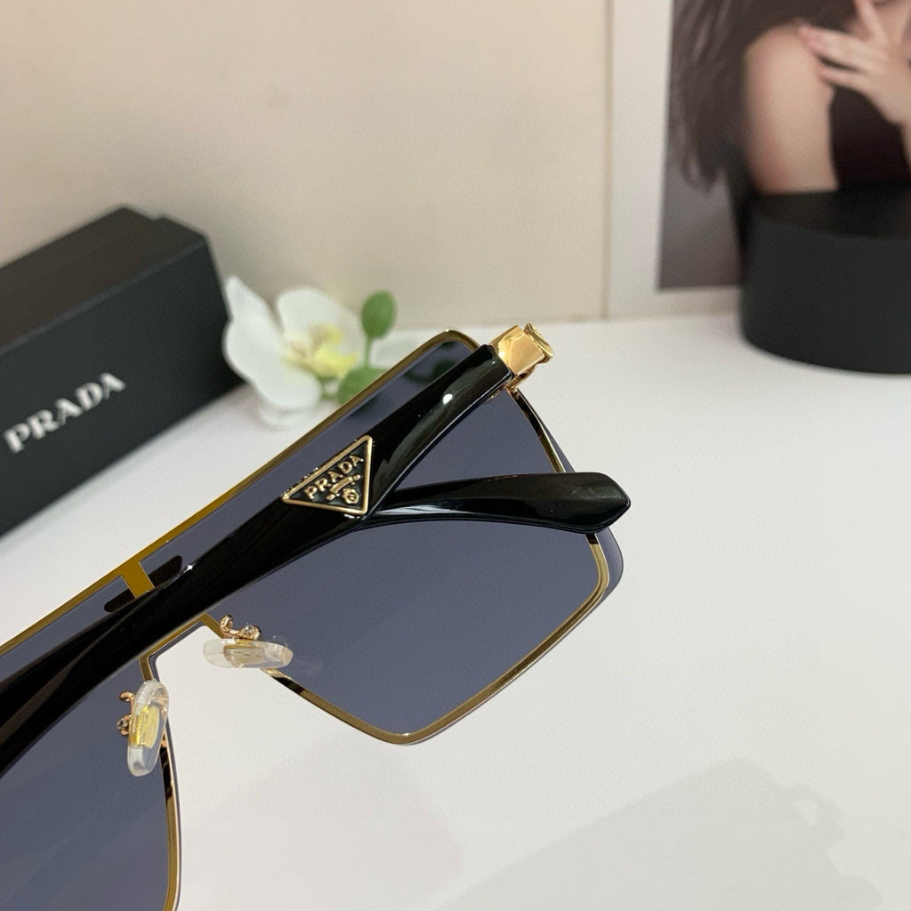 Shield-Style Luxury Sunglasses